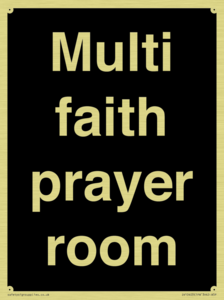 Multi faith prayer room
